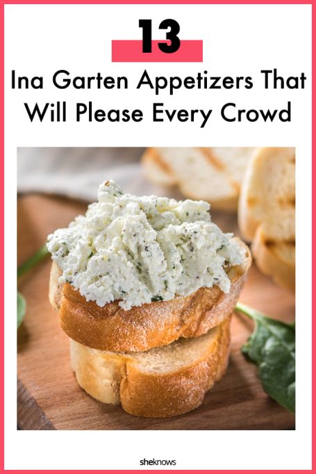 Herbed Ricotta Bruschetta Ina Garten, Ina Garden Appetizers, Garden Appetizers, Food Network Appetizers, Dinner Party Appetizers Easy, Pastries Images, Best Ina Garten Recipes, Ina Garden, Happy Hour Appetizers