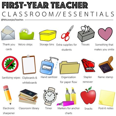 𝐀𝐋𝐋𝐘 𝐋𝐎𝐕𝐄𝐉𝐎𝐘 // 𝐒𝐏𝐄𝐃 𝐓𝐄𝐀𝐂𝐇𝐄𝐑 on Instagram: “These ⬆️ are the things that I think EVERY #firstyearteacher needs in their classroom. 👩🏼‍🏫 What is on your list that isn’t on…” Amazon Classroom, Teacher Essentials, Teaching Hacks, Classroom Essentials, Science Classroom Decorations, Sped Classroom, Teaching Essentials, First Year Teaching, First Year Teachers