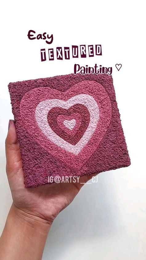 Tissue Paper Art Christmas, Tissue Paper Room Decor, Easy And Aesthetic Canvas Painting, Canvas Diy Gift Ideas, Tissue Paper Hearts On Canvas, Textured Tissue Painting, Trending Paintings On Canvas, Canvas Ideas Aesthetic Easy, Tissue Paper Diy Crafts