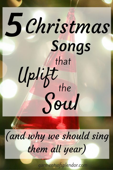 These five Christmas songs bring joy an comfort to our souls as we reflect on our wonderful Savior'a birth! Christmas Song Quotes, Christian Christmas Songs, Christmas Hymns, Lds Christmas, Christmas Songs Lyrics, Pray For Love, Thanksgiving Blessings, Favorite Christmas Songs, Christmas Program