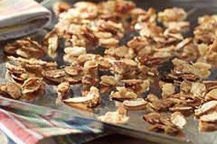 Caramelized Almonds - Appetizers - Recipes - Giant Eagle Almond Slice, Almonds Recipe, Almond Cake Recipe, Kraft Recipes, Kraft Heinz, Roasted Almonds, Almond Cakes, Cooking Instructions, Recipe Images