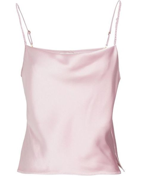 Satin Two Piece Outfit, Pink Satin Top, Satin Camisole, Outfit Png, Girls World, Satin Top, Pink Tank, Pink Outfits, Pink Tank Top