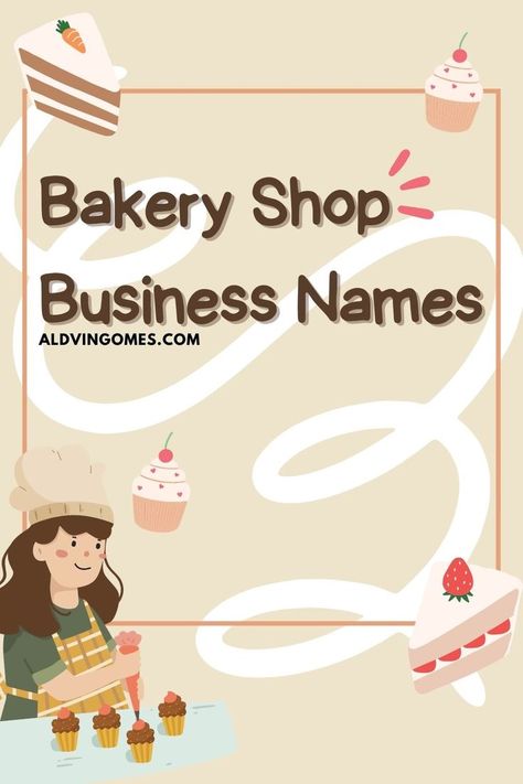 Finding the perfect name for your bakery is like adding the secret ingredient to a delectable recipe. 🍰 Discover how to craft a memorable bakery shop name that captures the essence of your creations and leaves a lasting impression. Your journey to sweet success starts with the right name! 🍪🎂 #BakeryBusiness #BakeryNames #SweetSuccess Bakery Shop Names, Cake Shop Names, Cake Business Names, Bakery Names, Shop Name Ideas, Bakery Shop Design, Cute Bakery, Cake Name, Best Bakery