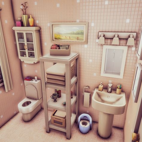 Hello Lovelies and a sunny sunday! I really wanted to show you the interior of my BaseGame house. I think you can get quite a lot out of the base game. I like the garage best, I think it's brilliant that you can get this dartboard through the event in the game and that it also counts as part of the base game. I hope you and your Sims enjoy it as much as I do 🥰 💫 Gallery ID: samabrigu 💫 40x30 💫 BaseGame Only / No-CC 💫 5x 🛌 💫 4x 🚽 💫 Edit done with Lightroom & Photoshop #thesims4builds #the... Sims 4 Room Base Game, Base Game Room Sims 4, Sims 4 Base Game Interior, Sims Base Game Rooms, Sims Rooms Ideas Base Game, Sims 4 Room Ideas Base Game, Sims 4 Interior Design Ideas No Cc, Basegame House Sims 4, Sims 4 Bathroom Ideas