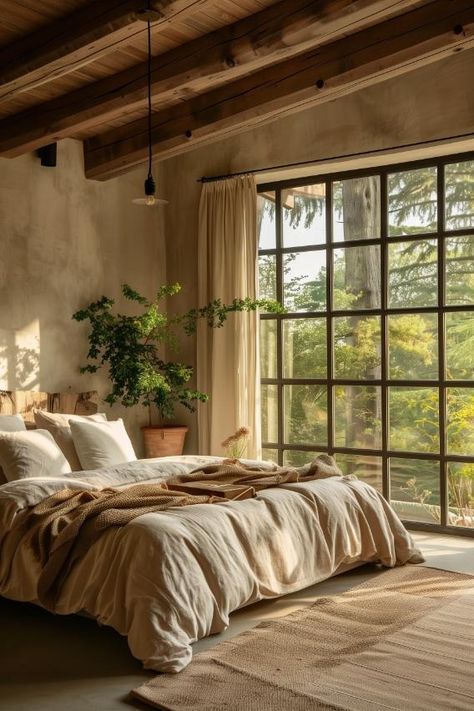 44 Fabulous and Chic Feminine Bedroom Ideas Calm Romantic Bedroom, Master Loft Bedroom, Dream Bedroom Design, Mountain Aesthetic Decor, Cute Cosy Bedroom Ideas, House Inspiration Interior Bedrooms, Italian Countryside Bedroom, Nature Inspired Bedroom Ideas, Bedroom Aethstetic