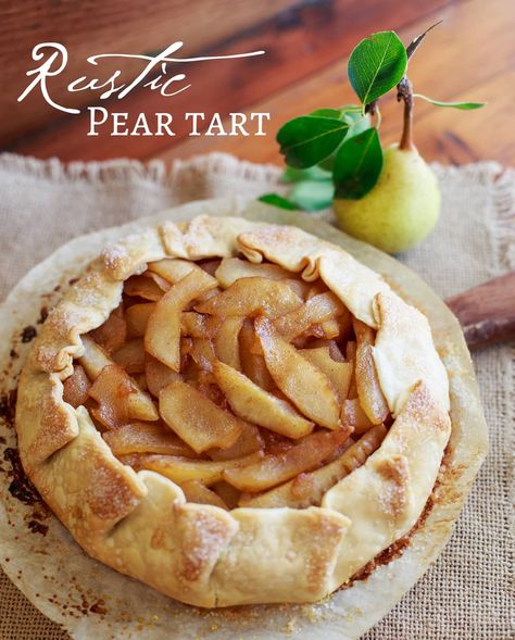 Trying this Rustic Pear Tart Recipe ~ Quick and Easy to Make for the first time? I guarantee you'll be pleased. The harmony between the sweet pears and caramel undertones of the brown sugar, enveloped in a flaky crust, is pure joy on a plate. Whether you're dusting off your pastry cutter or reaching for a roll of plastic wrap to store leftovers, remember the joy of cooking is in the journey. And the next time you find yourself with a bounty of sweet pears, this tart will undoubtedly come to ... Rustic Pear Tart Recipe, Pear Tart Recipe, Egg Farm, Fresh Peach Recipes, Autumn Baking, Store Bought Pie Crust, Pear Pie, Canned Pears, Pear Dessert