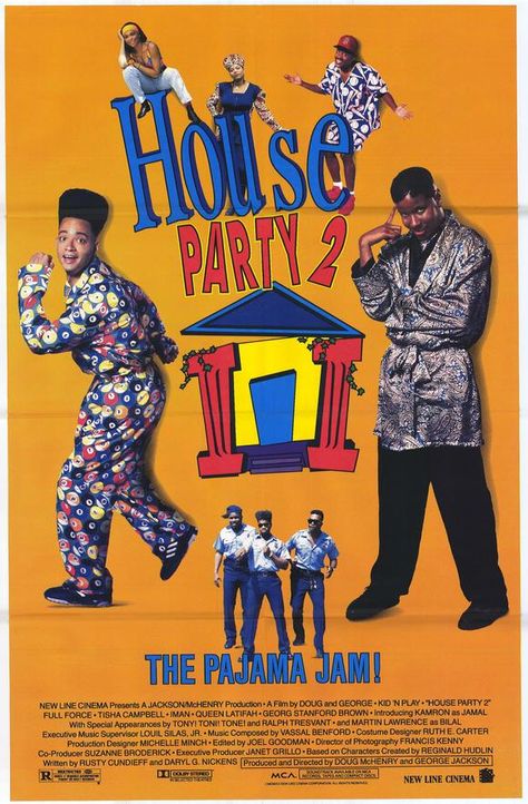 House Party 2.. Kid and Play in college...and business. House Party Movie, George Kids, Black Movies, House Phone, 25th Bday, Road Music, Ralph Tresvant, Kid N Play, Collage Photos