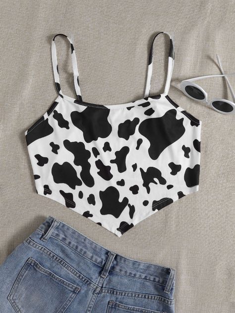 Thomas Rhett Concert, Cow Print Birthday, Cow Outfits, Cow Spots, Summer Plus Size, Plus Size Tank Tops, Cute Everyday Outfits, Country Outfits, Teenage Fashion Outfits