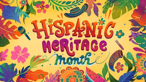 Nick Jr. Hispanic Heritage Month Title Cards and Items on Behance Hispanic Heritage Month Crafts, Hispanic Heritage Month Activities, Disney Movie Night, Spanish Heritage, Cricut Christmas Ideas, Classroom Anchor Charts, 6th Grade Art, Mexican Designs, Hispanic Heritage Month