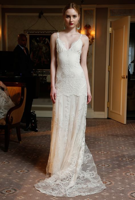 Award Dresses, Claire Pettibone Bridal, Claire Pettibone Wedding Dress, Bush Wedding, Plain Wedding Dress, Dress Maker, Fancy Clothes, Bridal Design, Claire Pettibone