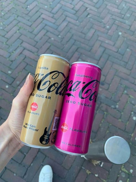 Coke Zero Aesthetic, Vanilla Coke Zero, Coca Cola Aesthetic, Coca Cola Zero, Coca Cola Drink, Vanilla Coke, Barbie Doll Set, Cute Snacks, Healthy Food Motivation