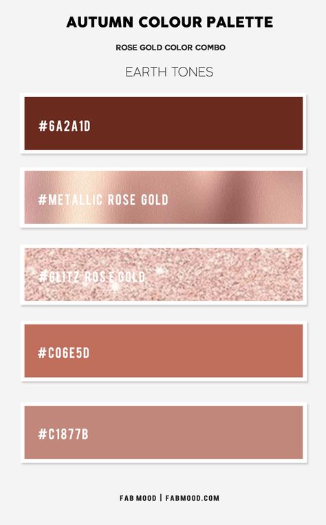 metallic rose gold color, rose gold color combination, rose gold color combo, color that compliment rose gold Rose Gold Color Palette, Rose Gold And Gold, Gold Color Combination, Hex Color Palette, Rose Gold Wallpaper, Gold Color Palettes, Gold Palette, Gold Color Scheme, Color Schemes Colour Palettes