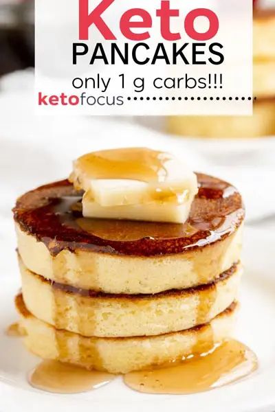 Ketofocus Recipes, Pancakes Low Carb, Low Carb Pancake Recipe, Soufflé Pancakes, Desayuno Keto, Almond Flour Pancakes, Low Carb Pancakes, Postre Keto, Sugar Free Maple Syrup