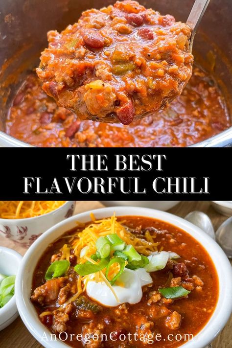 Easy Chili Recipe Stovetop, Top Chili Recipes, The Best Classic Chili, Best Easy Chili Recipe, Traditional Chili Recipe, Easy Chili Recipe Crockpot, Chili Recipe Stovetop, Stovetop Chili, Spicy Chili Recipe