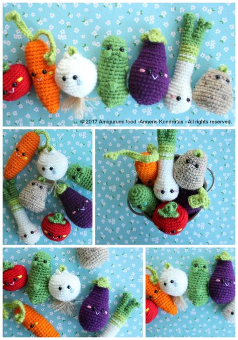 amigurumi food crochet free pattern animals patrones gratuitos patron gratis ganchillo crochet hook crochet food Amigurumi Food, Food Crochet, Crochet Fruit, Food Patterns, Crochet Food, Crochet Amigurumi Free Patterns, Crochet Amigurumi Free, Crochet Animal Patterns, Crochet Gifts