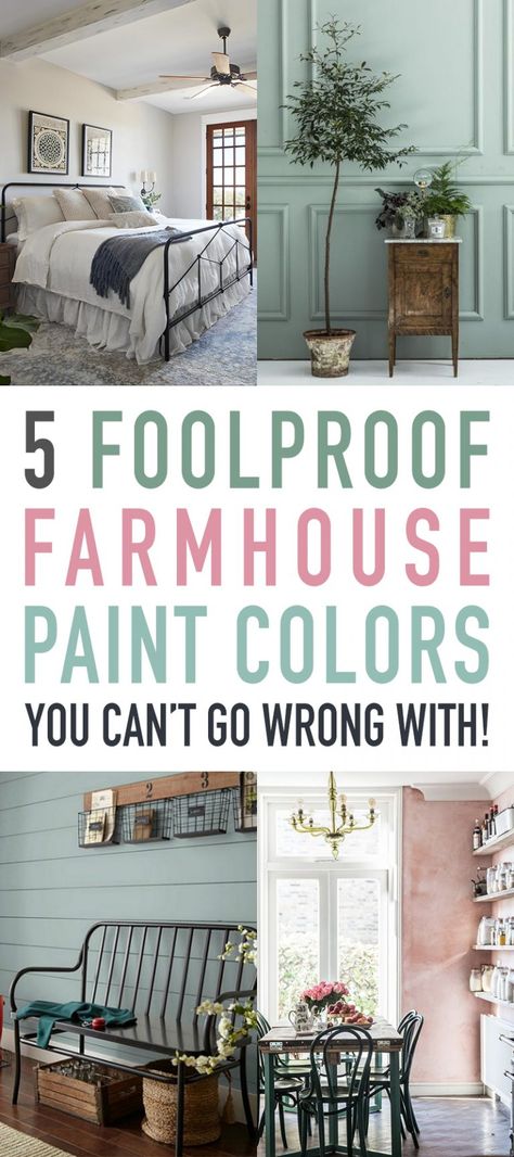 Farmhouse Kitchen Colors, House Paint Colors, Living Colors, Farmhouse Style Bedrooms, Farmhouse Paint Colors, Farmhouse Room, Farmhouse Paint, Farm House Colors, Farmhouse Remodel