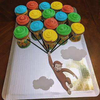 Curious George Birthday Party  Grieve Family Adventures Curious George Birthday Cake, George Birthday Cake, George Birthday Party, Curious George Cakes, Curious George Birthday Party, Curious George Party, Curious George Birthday, Monkey Birthday, Truck Birthday