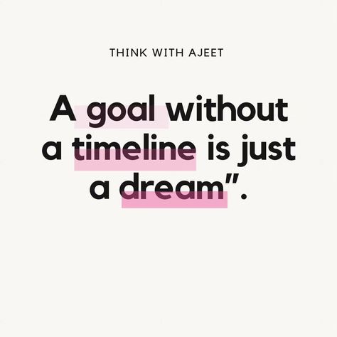 📍A Goal without a timeline is just a dream. 📍 Follow @thinkwithajeet #quotes #quoteoftheday #thinkwithajeet #goal #dream #instaexplore Just A Dream, May 11, A Dream, Quote Of The Day, Quotes, On Instagram, Quick Saves, Instagram