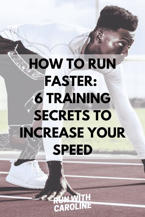 How to run faster: 6 secrets to increase your speed - Run With Caroline How To Run Faster Workouts, How To Increase Speed, Increase Running Speed, Jogging Tips, Fartlek Training, Running Endurance, Hill Workout, Strength Training For Runners, Speed Workout