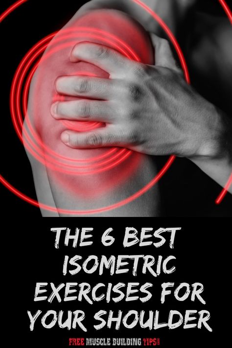 Want to know the best isometric shoulder exercises to help with an injury, recover from surgery, or build strength? Discover 6 isometric exercises for your shoulder. Isometric Neck Exercises, Shoulder Exercise For Men, Isometric Arm Exercises, Isometric Shoulder Exercises, Shoulder Physiotherapy Exercises, Exercises For Shoulder Impingement, Scapula Exercises, Shoulder Rehab Exercises, Shoulder Exercise