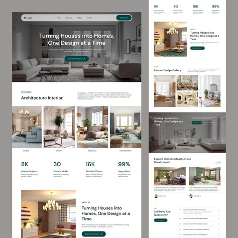 Home Interior Design Website Design For Better View👇 Dribbble: https://dribbble.com/shots/24120608-Real-Estate-Landing-Page-Design Uplabs: https://www.uplabs.com/posts/home-interior-design-website-design - Oripio is a product design agency focusing on UI/UX design, Web Development & branding✌️ Let's discuss👇 Email: contact@oripio.com WhatsApp: +8801701-253995 Follow us on other platforms: links.oripio.com/all Explore more design 👉 https://dribbble.com/oripio #Website #oripio #ui #landin... Web Home Page Design, Interior Design Website Inspiration, Home Page Design Website, About Us Page Design, App Design Layout, Poster Idea, Interior Design Website, Learning Skills, Ui Design Website