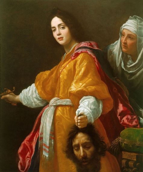 Judith with the Head of Holofernes - Cristofano Allori 1613 Judith Holofernes, Head Of Holofernes, Christian Mythology, Judith And Holofernes, Art Mini Toile, Artemisia Gentileschi, Female Painters, Baroque Art, Caravaggio