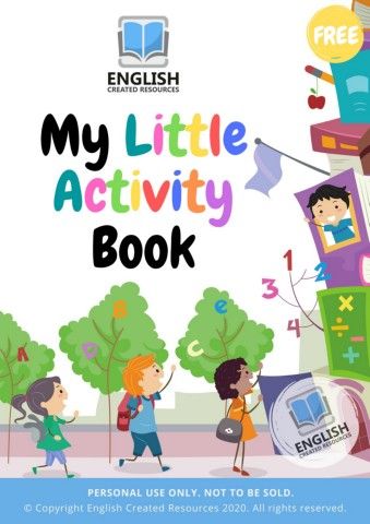 My Little Activity Book English Created Resources - Flipbook by Wawa | FlipHTML5 English Created Resources, English Books For Kids, Body Parts For Kids, Quarantine Activities, Toddlers Activities, Kindergarten Activity, Book Cover Page, Book English, 2nd Grade Math Worksheets