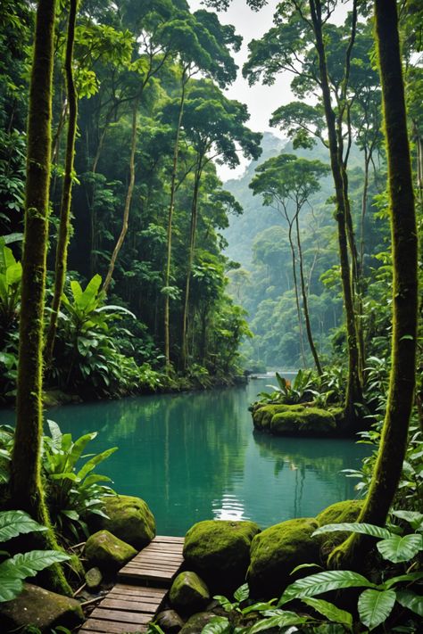 Dive Deep into the Amazon: Exploring Peru’s Lush Rainforest Amazon Jungle Aesthetic, Tropical Landscape Photography, Amazon Rainforest Travel, South American Landscape, South American Jungle, Peru Amazon Rainforest, Amazon Rainforest Aesthetic, Tropical Forest Aesthetic, Indian Rainforest