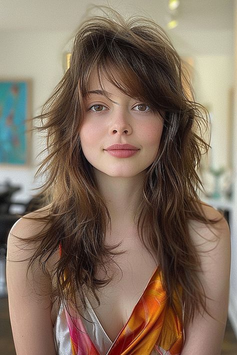 Must-Try Shag Haircuts and Hairstyles in 2024 Shag Unstyled, Layered Shag With Fringe, Voluminous Blowout, Shaggy Haircut, Shaggy Bob Haircut, Modern Shag Haircut, Short Haircuts With Bangs, Short Shag Haircuts, Textured Haircut