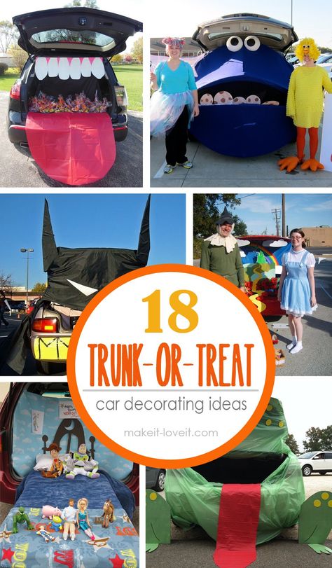 Baby Wearing Costumes, Car Decoration Ideas, Car Decorating, Trunk Or Treat Ideas, School Halloween, Treat Ideas, Creative Activities For Kids, Trunk Or Treat, Halloween Food