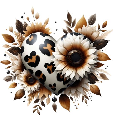 Sunflower Hearts, Baby Highland Cow, Sunflower Wallpaper, Sunflower Art, Sunflower Design, Flower Phone Wallpaper, Wall Decor Printables, Background Png, Tumbler Designs