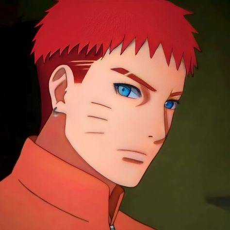 Naruto Uzumaki Red Hair, Red Haired Naruto, Naruto With Long Hair, Naruto Long Hair, Naruto Hairstyles, 2023 Red Hair, Red Hair Naruto, Red Hair Fade, Sasuke And Naruto Love