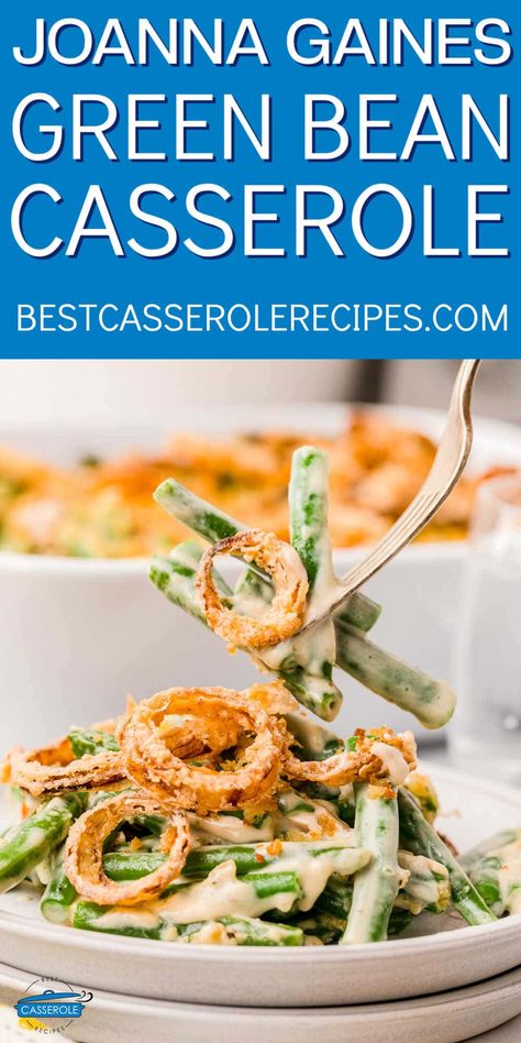 Joanna Gaines Green Bean Casserole Scratch Green Bean Casserole, Green Bean Casserole From Scratch, Veggie Casseroles, Fresh Green Bean Casserole, Creamy Green Beans, Best Green Bean Casserole, The Best Green Beans, Vegan Green Bean Casserole, Greenbean Casserole Recipe