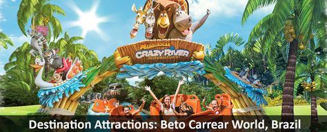 Destination Attractions: Beto Carrear World, Brazil - https://traveloni.com/blog/destination-attractions-beto-carrear-world-brazil/ #destinationattraction #familyvacation #brazil Beto Carrero World, Theme Park, Pool Float, Brazil, Pool, Water, Travel, Santa Catarina