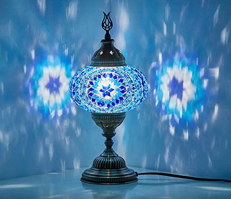 Demmex 2019 Turkish Moroccan Mosaic Table Bedside Night Tiffany Bedside Lamp for US Use, Blue DEMMEX Boho Table Lamp, Turkish Mosaic Lamp, Turkish Lamps, Glass Mosaics, Moroccan Lamp, Mosaic Lamp, Moroccan Mosaic, Table Bedside, Handmade Mosaic