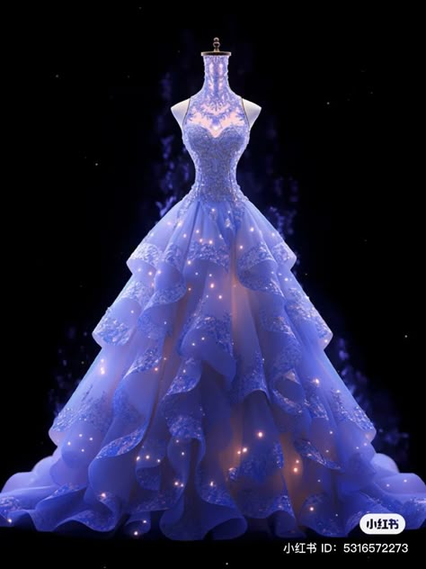 Ball Gowns Fantasy, Princess Dress Fairytale, Light Up Dresses, Magical Dress, Beautiful Long Dresses, Prom Dresses Gowns, Fantasy Dresses, Princess Ball Gowns, Light Dress