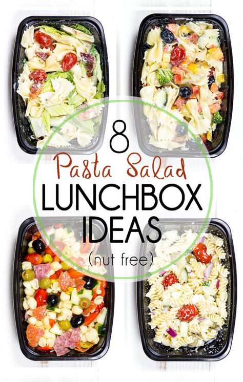 Make Ahead Pasta Salad, Make Ahead Pasta, Pasta Salad Lunch, Salad Lunch Box, Bbq Chicken Pasta, Salad Lunch, Lunch Box Ideas, Cold Lunches, Chicken Pasta Salad