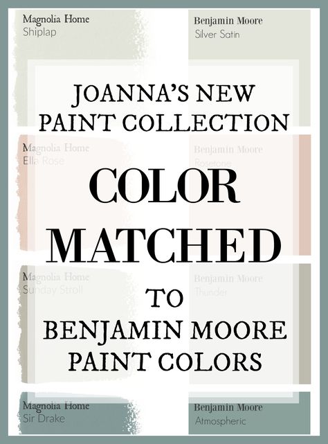 Magnolia Homes Paint Colors Matched, Magnolia Home Paint Colors, Fixer Upper Paint Colors, Magnolia Homes Paint, Paint Collection, Paint Store, Farmhouse Paint Colors, Farmhouse Paint, Magnolia Market