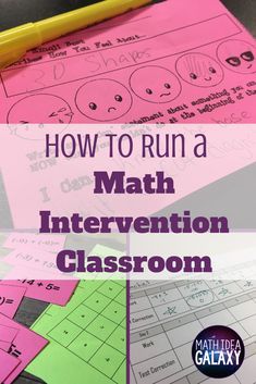 Math Interventionist, Math Intervention Activities, Intervention Teacher, Sped Math, Intervention Classroom, Design Learning, Math Lab, Middle School Math Teacher, Math Coach