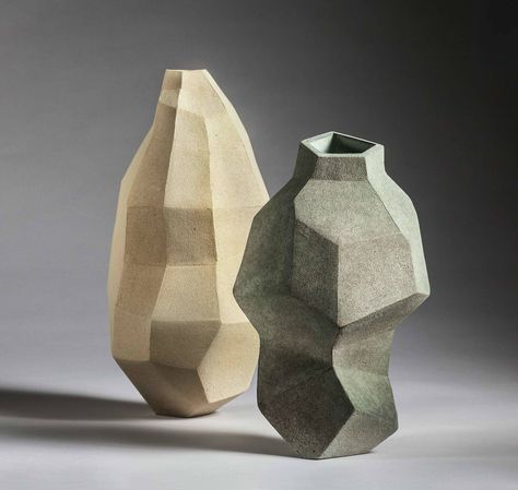 PRODUCTION J Hannah, Keramik Design, Sculptural Object, Crystal Formations, Objet Design, Keramik Vase, Contemporary Ceramics, Clay Ceramics, Ceramic Clay