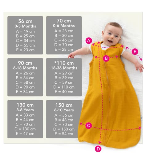 Our size guides help you choose the right size for our baby sleeping bags and sleeping bags with feet. Take a look! Baby Sleep Sack Pattern Free, Sleepsack Pattern, Swaddle Sack Pattern, Baby Sleeping Bag Pattern, Sleeping Bag Pattern, Baby Slaapzakken, Baby Clothes Patterns Sewing, Kids Sleeping Bags, Baby Sleep Sack