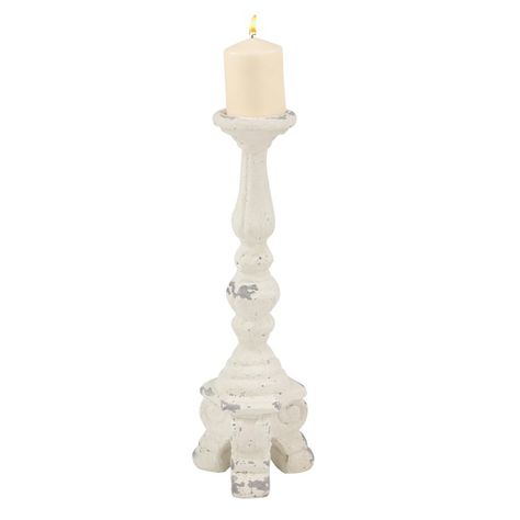 Wood Pillar Candle Holders, Candle Holder Centerpiece, Glass Pillar Candle Holders, White Candle Holders, Antiqued Candle Holders, Elegant Candle Holders, Vintage Candlestick Holders, White Pillar Candles, Tall Candle Holders