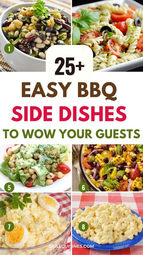 Serve up 20 mouthwatering BBQ side dishes to impress your guests. Elevate your summer barbecues with these delicious and nutritious side dishes. From refreshing salads to grilled veggies, these recipes are easy-to-make, crowd-pleasing ideas that will make your BBQ unforgettable!
Bbq Get Together Ideas, Burger Bbq Side Dishes, Summer Bbq Recipes Sides, Veggie Side For Bbq, Fresh Sides For Bbq, Summer Bbq Sides Dishes, Barbecue Sides Dishes, Easy Side Dish For Bbq Bbq Get Together Ideas, Sides For Bbq Sandwiches, Side Dishes Cold, Summer Bbq Sides, Easy Side Dishes For Bbq, Summer Side Dishes For Bbq, Bbq Chicken Side Dishes, Sides For Bbq, Healthy Bbq Side Dishes