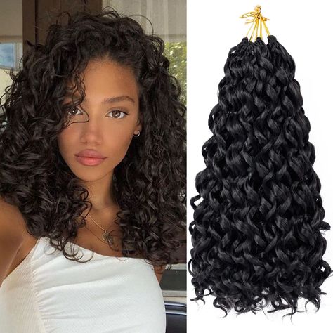 The Best Crochet Hair To Buy, Crochet Styles For Black Women Short, Gogo Curl Crochet Hair, 2023 Crochet Hairstyles, Long Crochet Hairstyles, Curly Crochet Hairstyles For Black Women, Curly Crochet Hairstyles, Crochet Hair Ideas, Wavy Crochet Hair