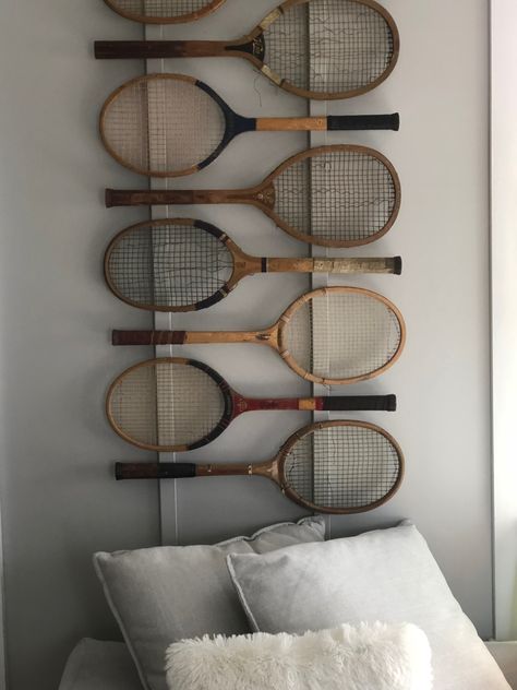 Tennis Rackets, Interior Inspo, B & B, Dream Home Design, Boy Room, تصميم داخلي, Design Interior, Design Inspo, Game Room