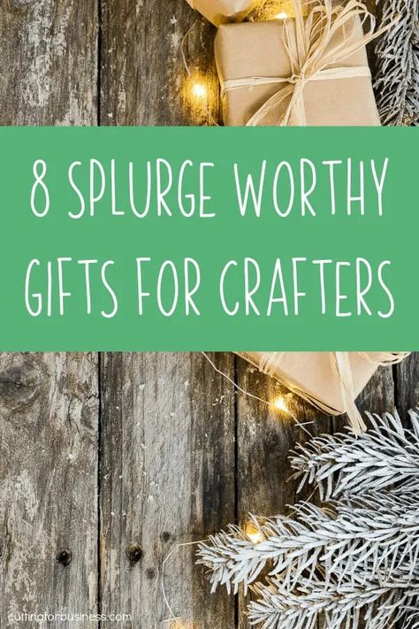 8 Splurge Worthy Gifts for Crafters - Silhouette - Cricut - Glowforge - by cuttingforbusiness.com. Gifts For Crafters, File Binder, Power Tool Set, Personalized Letters From Santa, Dream Items, Reindeer Food, Christmas Elves, Work Boxes, Crafter Gift