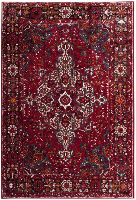 VTH222A Safavieh Rug, Southwestern Area Rugs, Persian Motifs, Rug Direct, Transitional Area Rugs, Transitional Rugs, Easy Home Decor, Persian Area Rugs, Red Area Rug