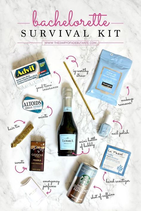 Sep 8, 2019 - DIY Bachelorette Survival Kit DIY Bachelorette Survival Kit Bachelorette Survival Kit, Diy Bachelorette, Bachelorette Diy, Diy Survival, Bachelorette Planning, Survival Ideas, Bachelorette Party Weekend, Nashville Bachelorette Party, Vegas Bachelorette