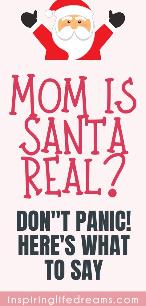 Don't panic! I know it's our worst nightmare when our kids finally ask us this question but Here's Exactly What To Say When Your Child Asks Is Santa Real? | Truth About Santa Letter Printable is here to download | Christimas For Kids | Christmas for kids ideas | Simple Christmas For Kids | Fun Christmas For Kids | Christmas for kids Printable #christmas What To Say When Kids Ask About Santa, What To Tell Kids About Santa, Santa Not Real Letter, Santa Tricks For Kids Christmas Eve, How To Explain Santa Isnt Real, Santa Not Real Letter For Kids, Is Santa Real Letter, Explaining Santa Is Not Real, Letter To Child About Santa