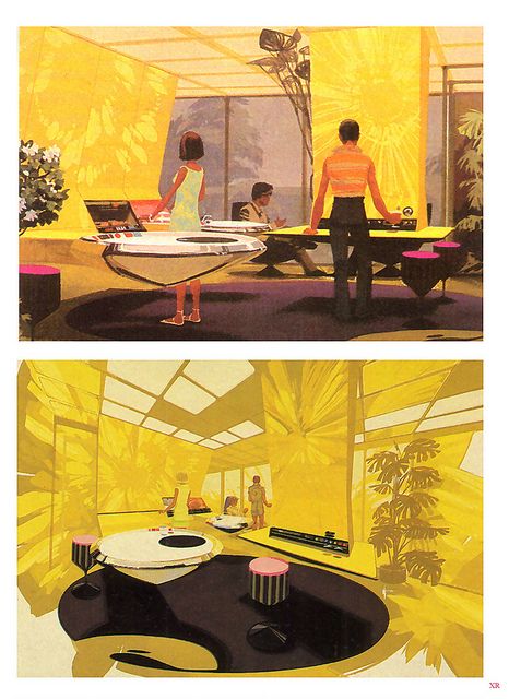 Syd Mead Modern Futurism, Architecture Futuristic, Kitchen Architecture, Kitchen Concept, Syd Mead, Ralph Mcquarrie, World Of Tomorrow, East Anglia, 60s Retro